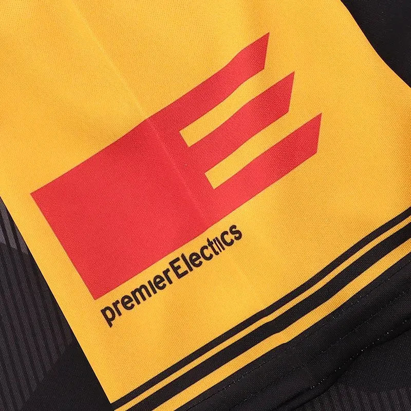 Antrim GAA 2025 Goalkeeper Jersey in black, amber view 4