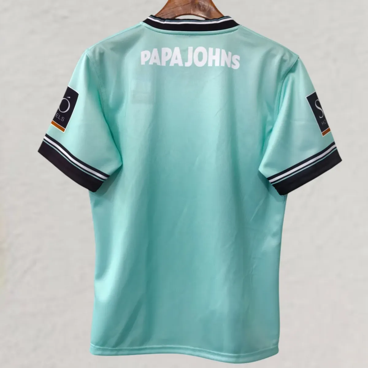 Galway GAA 2025 Alternative Goalkeeper Jersey in mint, grey, black view 2