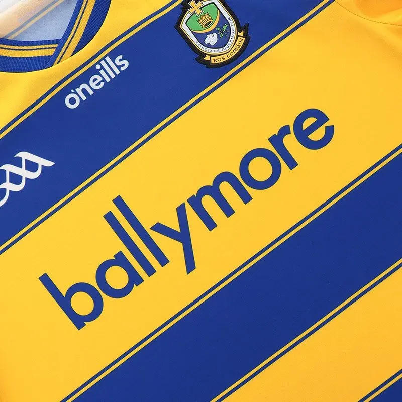 Roscommon GAA 2025 Home Jersey in yellow, royal blue view 3