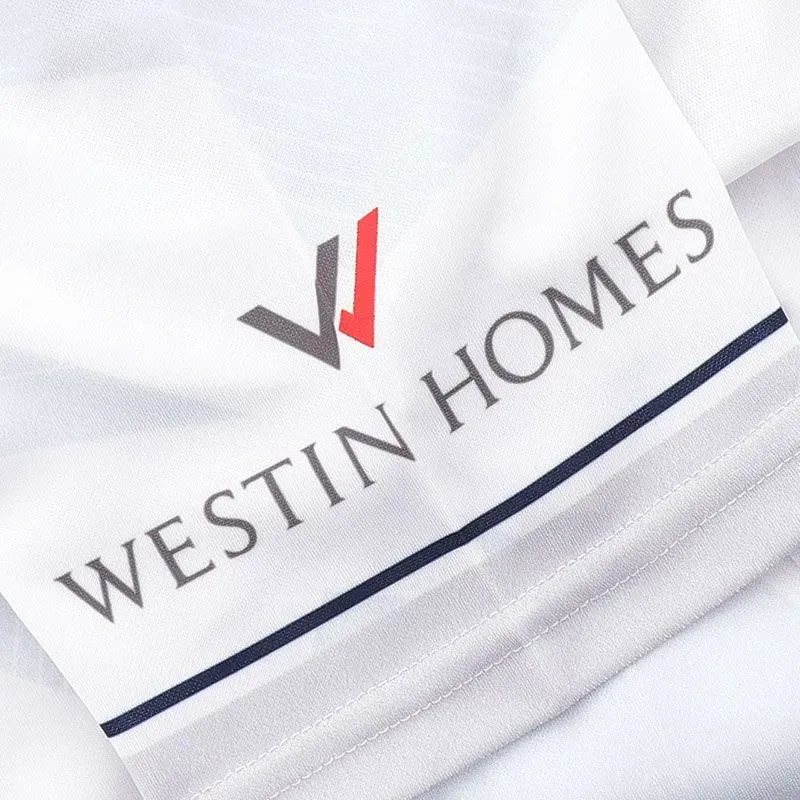 Kildare GAA 2025-26 Home Jersey in white, marine view 4