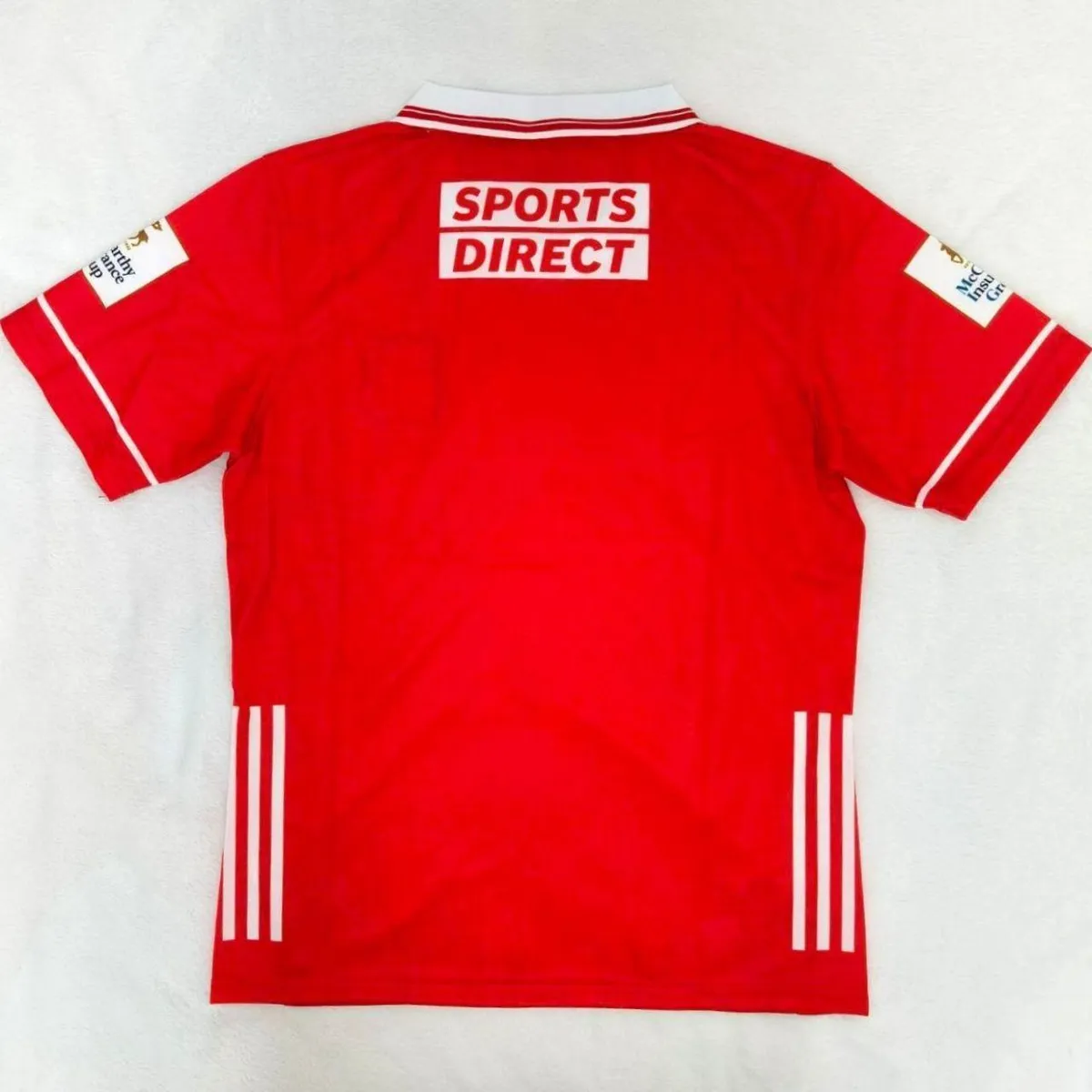 Cork GAA Jersey in white, red view 2