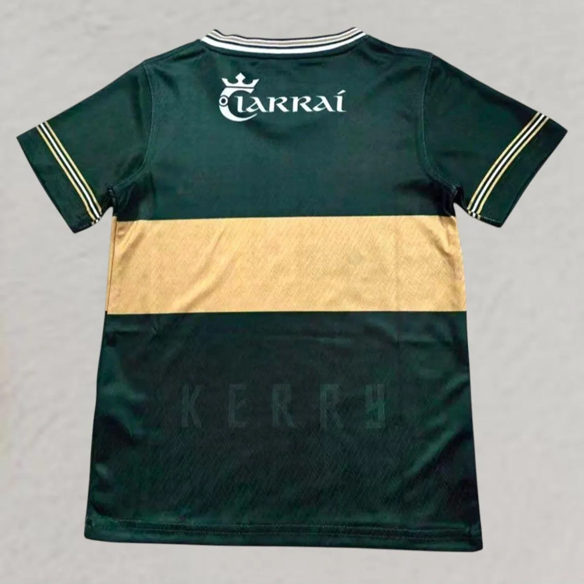 Kerry GAA Jersey in green, gold, white view 2