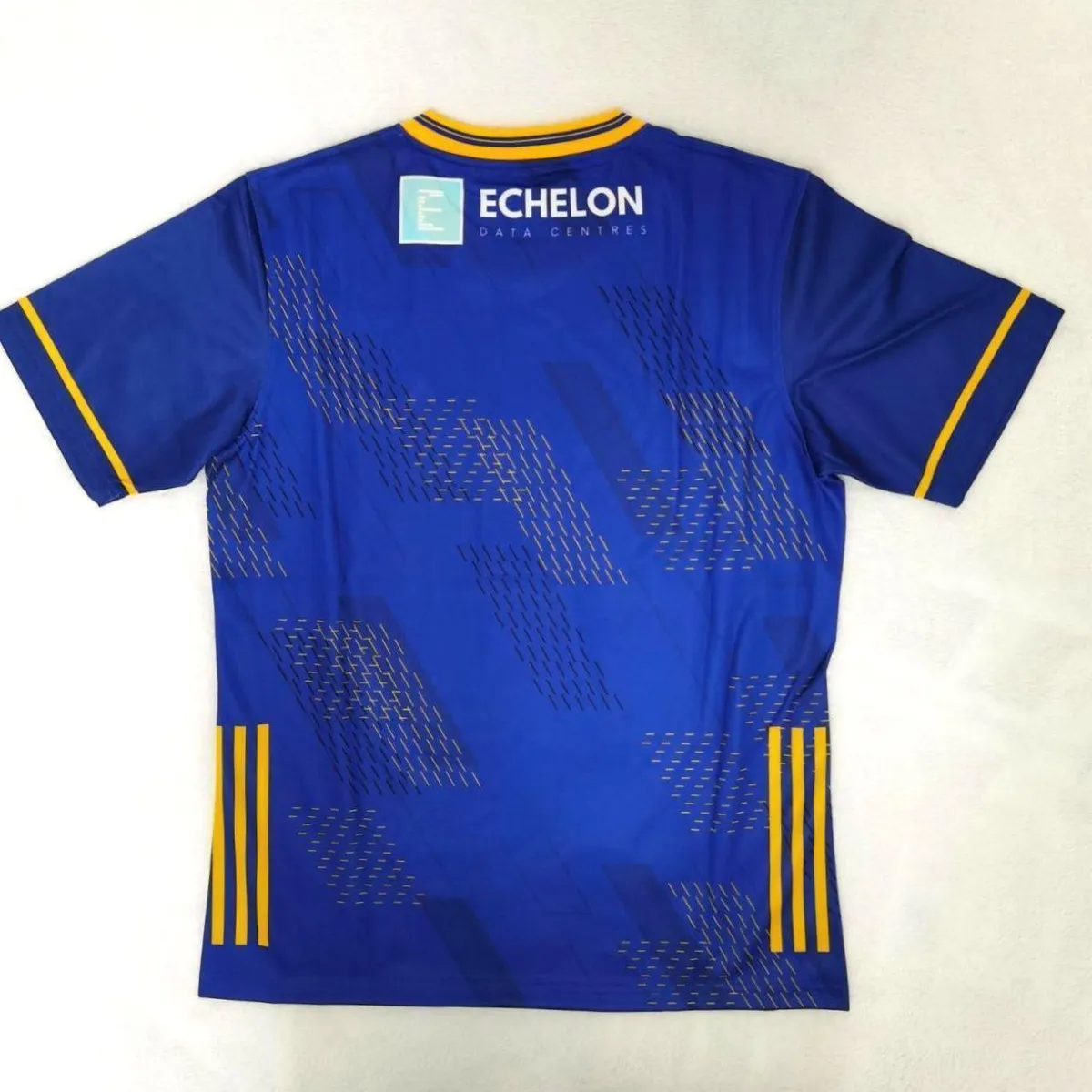 Wicklow GAA Jersey in blue, yellow view 2