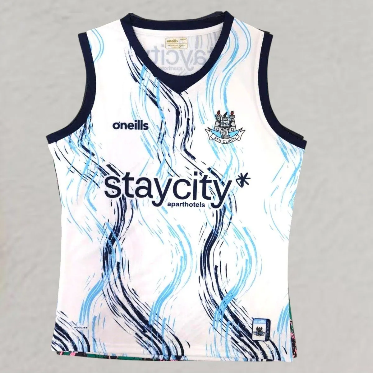 Dublin GAA Training Vest in navy, white