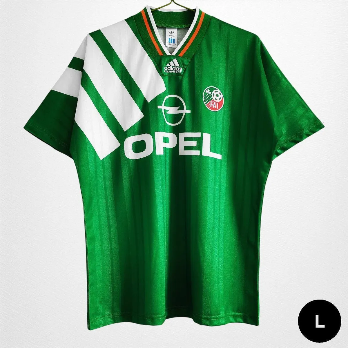 Ireland 1992-94 Home Jersey in green, white