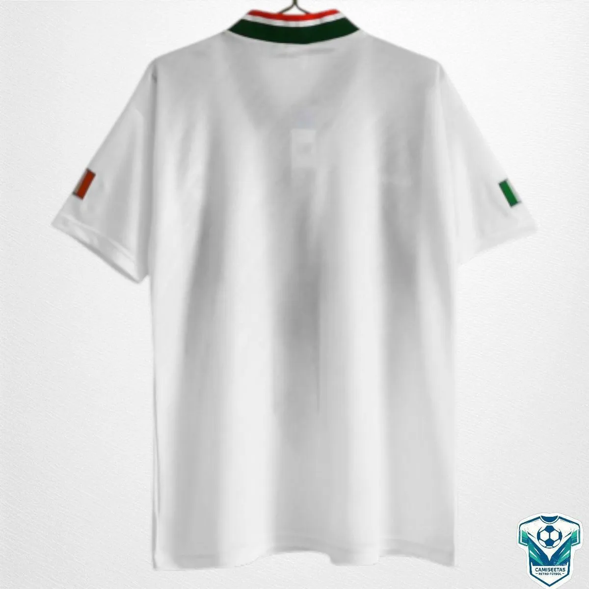 Ireland USA 94 World Cup Away Jersey in white, green view 2