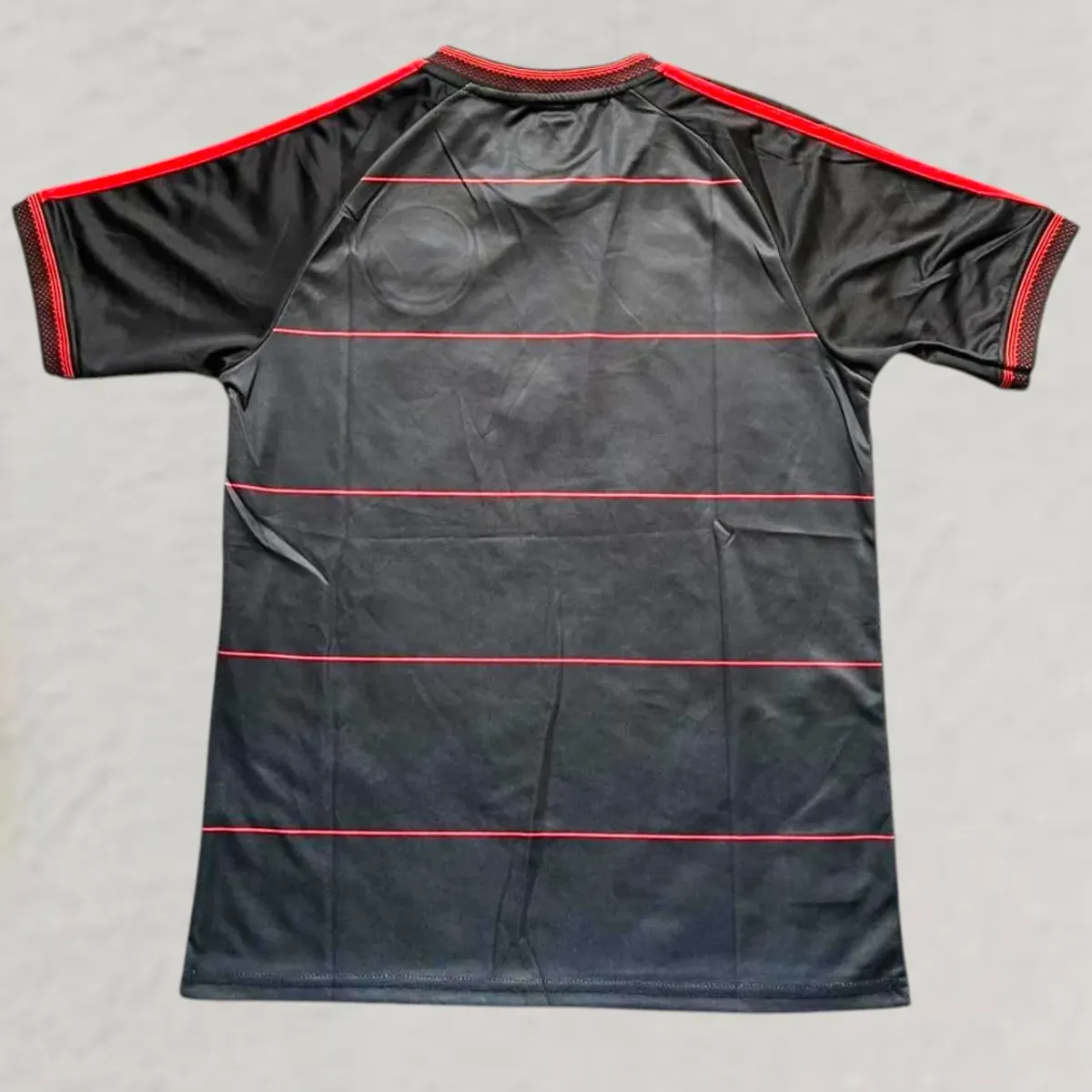 Bohemians 2026 Kneecap Black Jersey in black, red view 2