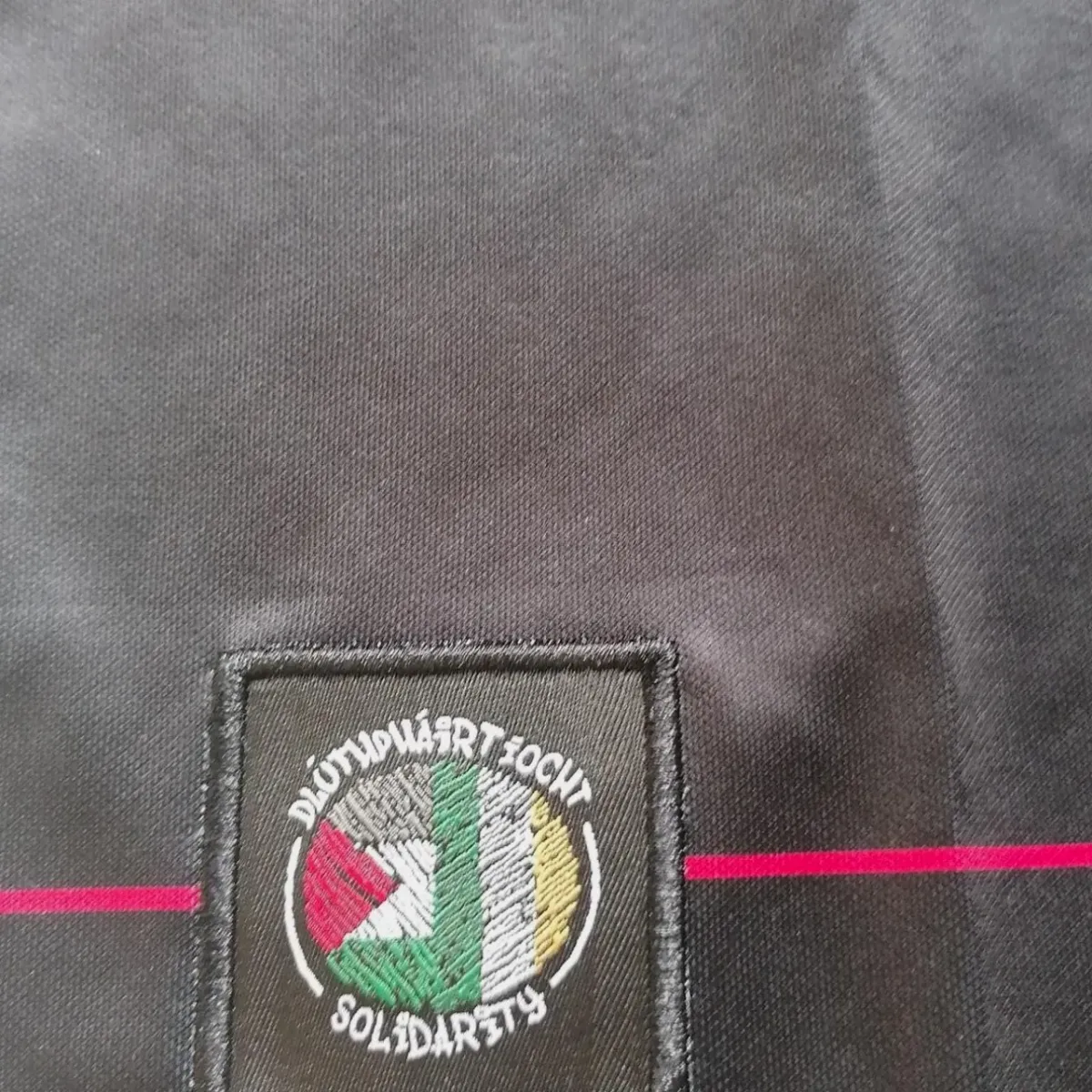 Bohemians 2026 Kneecap Black Jersey in black, red view 4