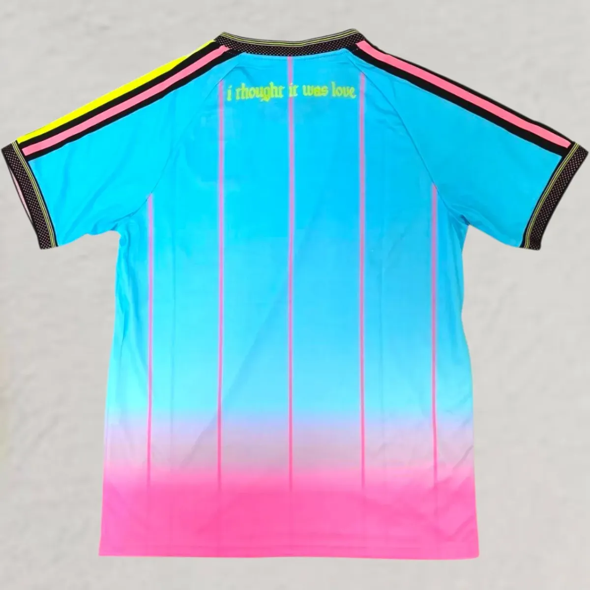 Bohemians Fontaines D.C. 2025 Third Jersey in sky blue, pink view 2