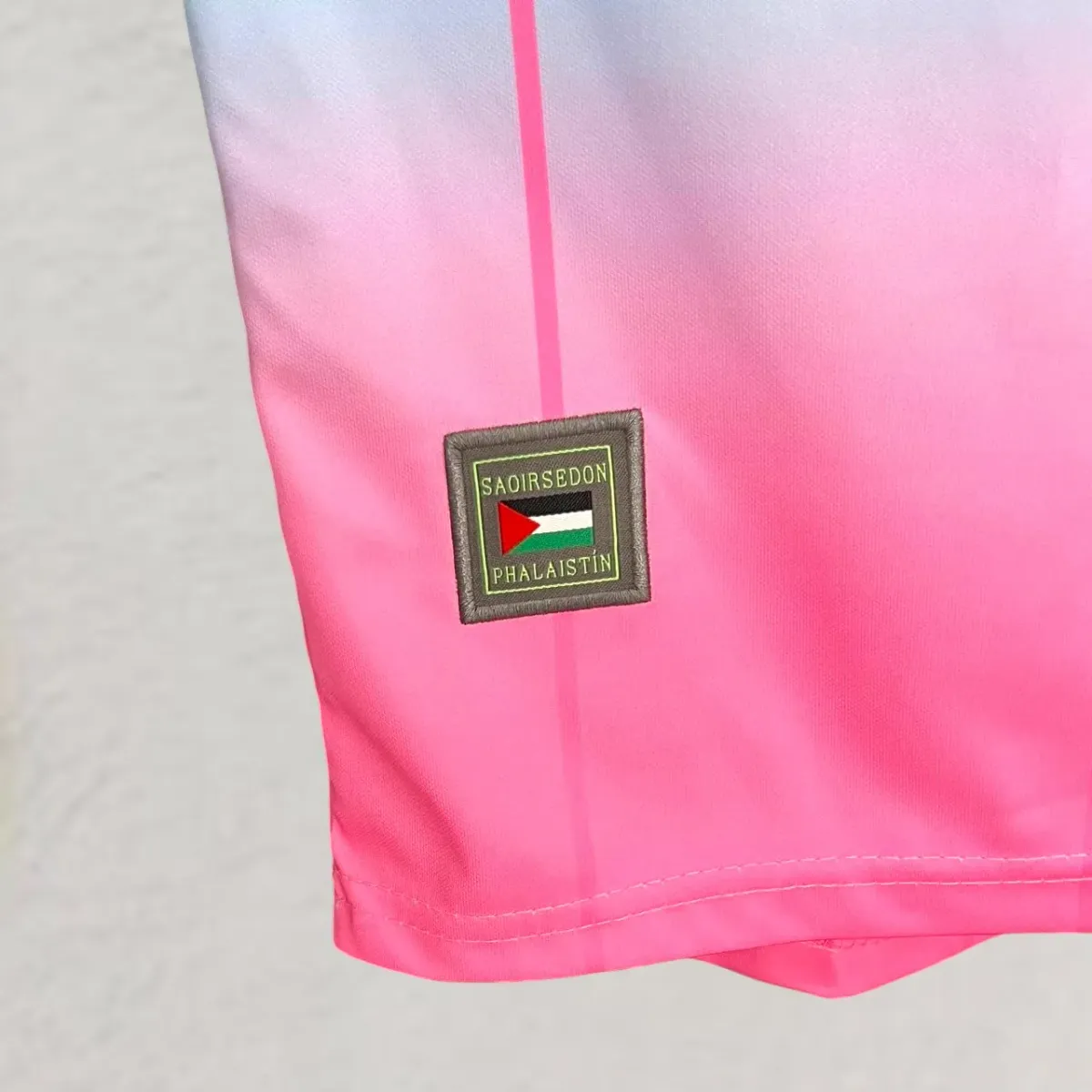Bohemians Fontaines D.C. 2025 Third Jersey in sky blue, pink view 4