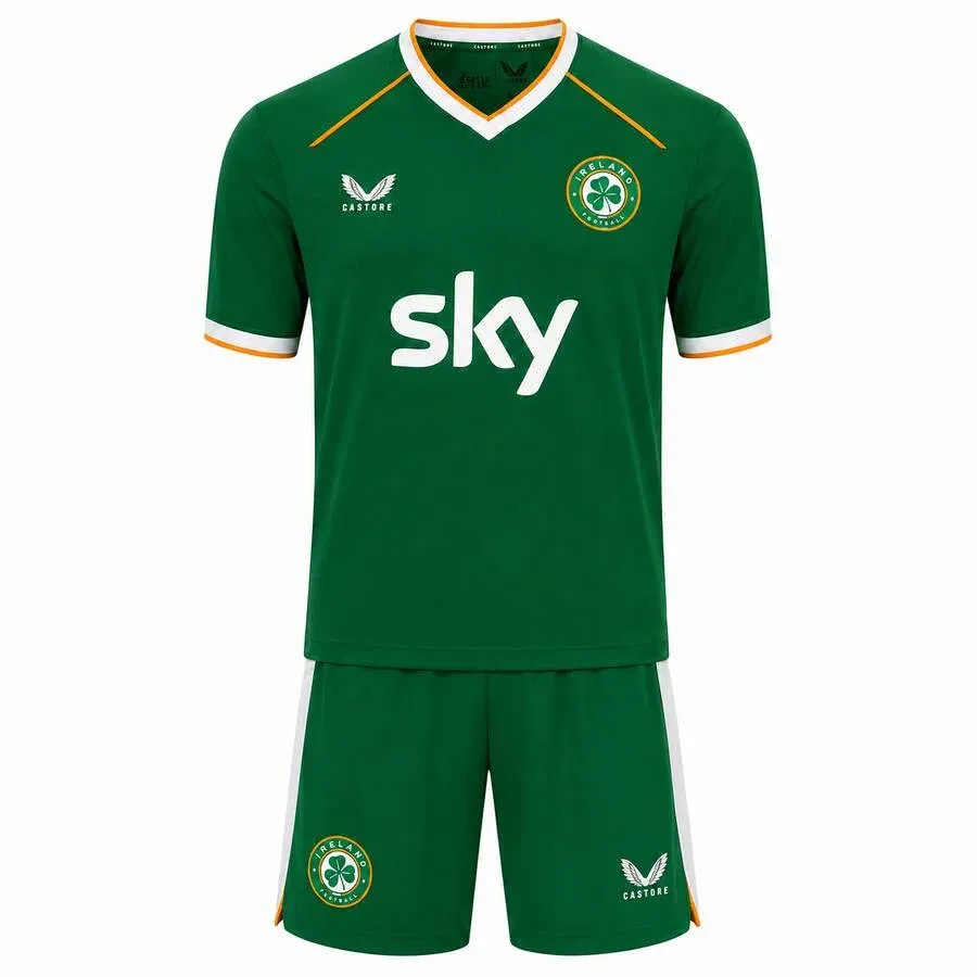Ireland 2026 Home Kids Kit in green, white, orange