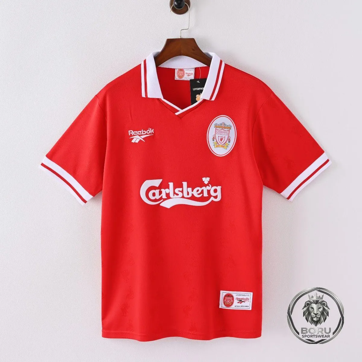 Liverpool 1996-98 Home Shirt in red, white