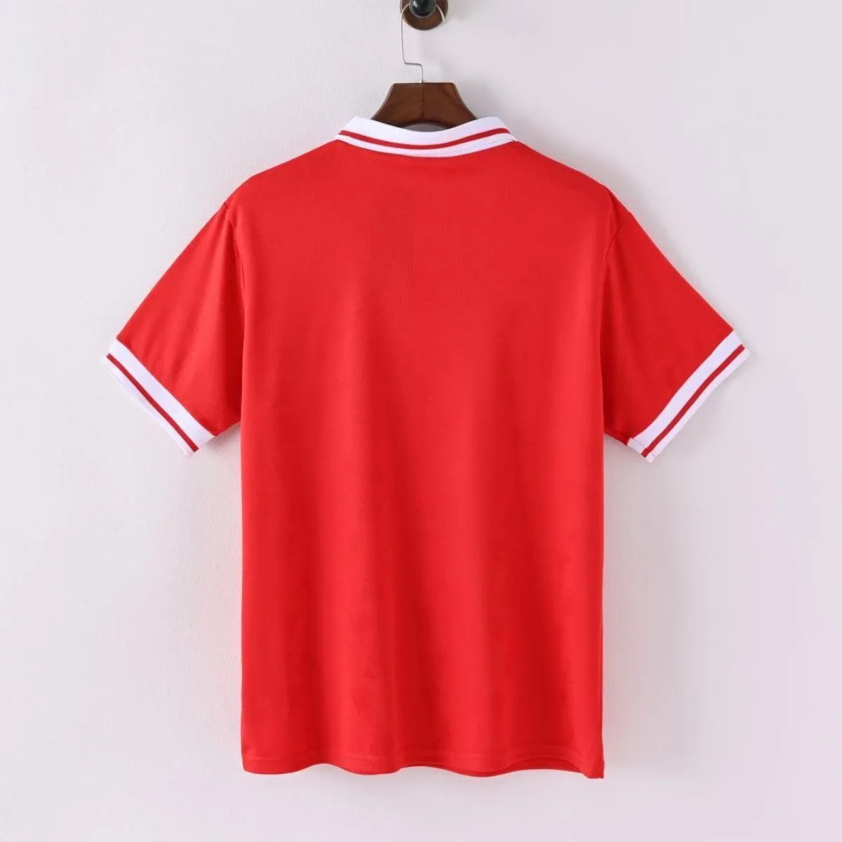 Liverpool 1996-98 Home Shirt in red, white view 2