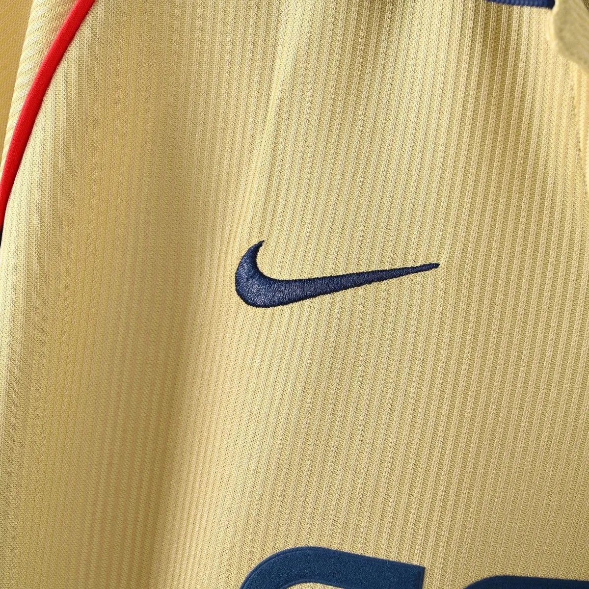 Arsenal 2001-02 Away Shirt in gold, navy, red view 5