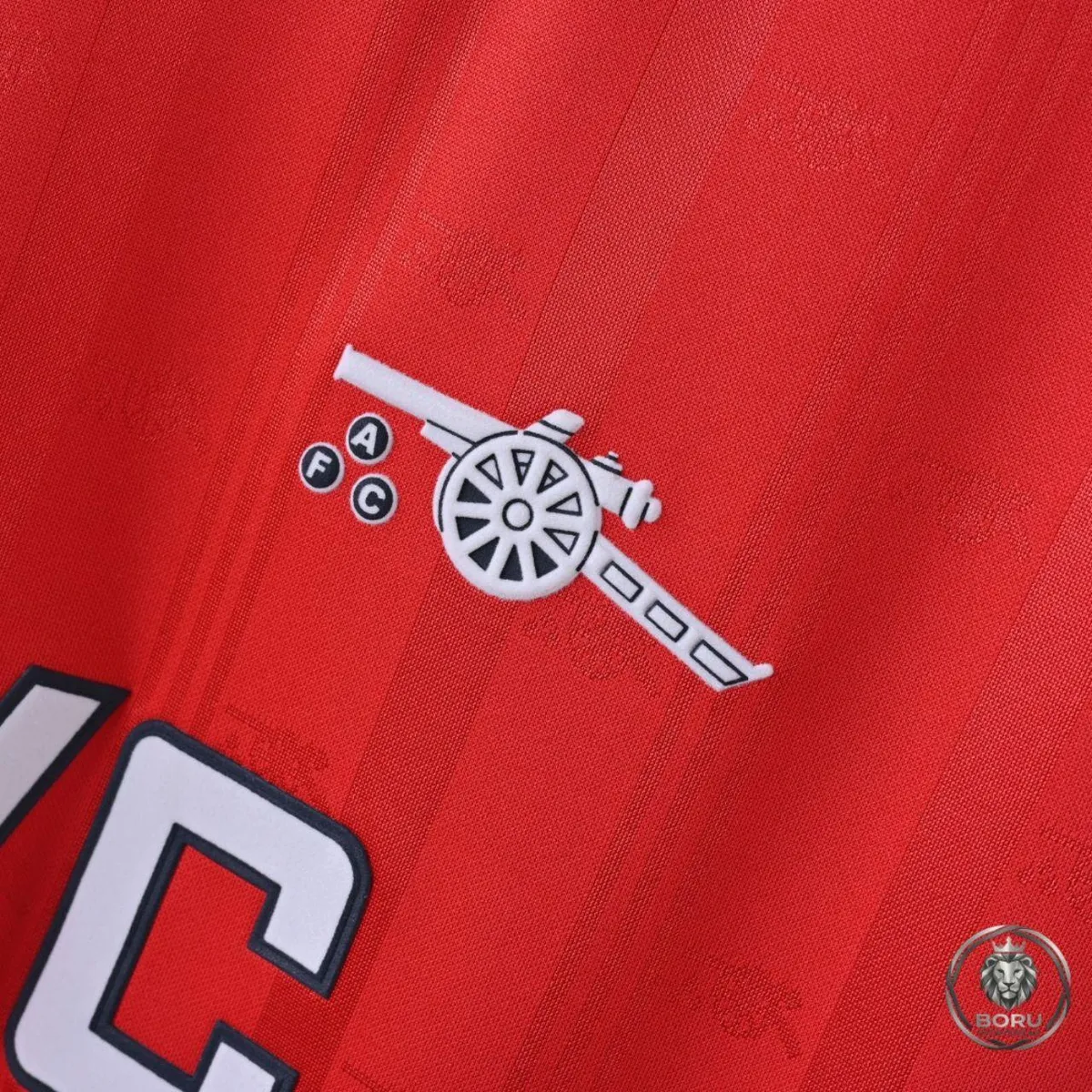Arsenal 1988-89 Home Shirt in red, white view 4