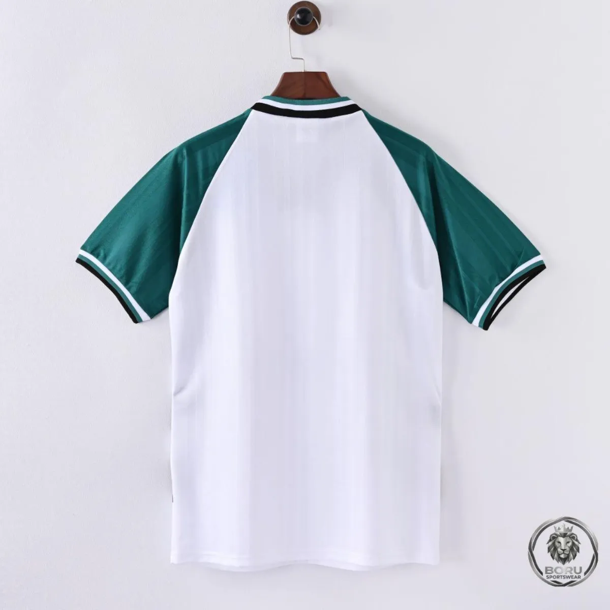 Liverpool 1993-95 Away Shirt in white, teal, black view 2