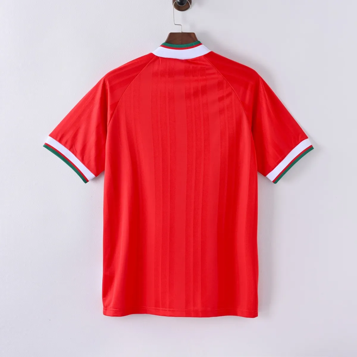 Liverpool 1993-95 Home Shirt in red, white, green view 2