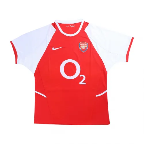 Arsenal 2002-04 Home Shirt – Bergkamp 10 in red, white view 3