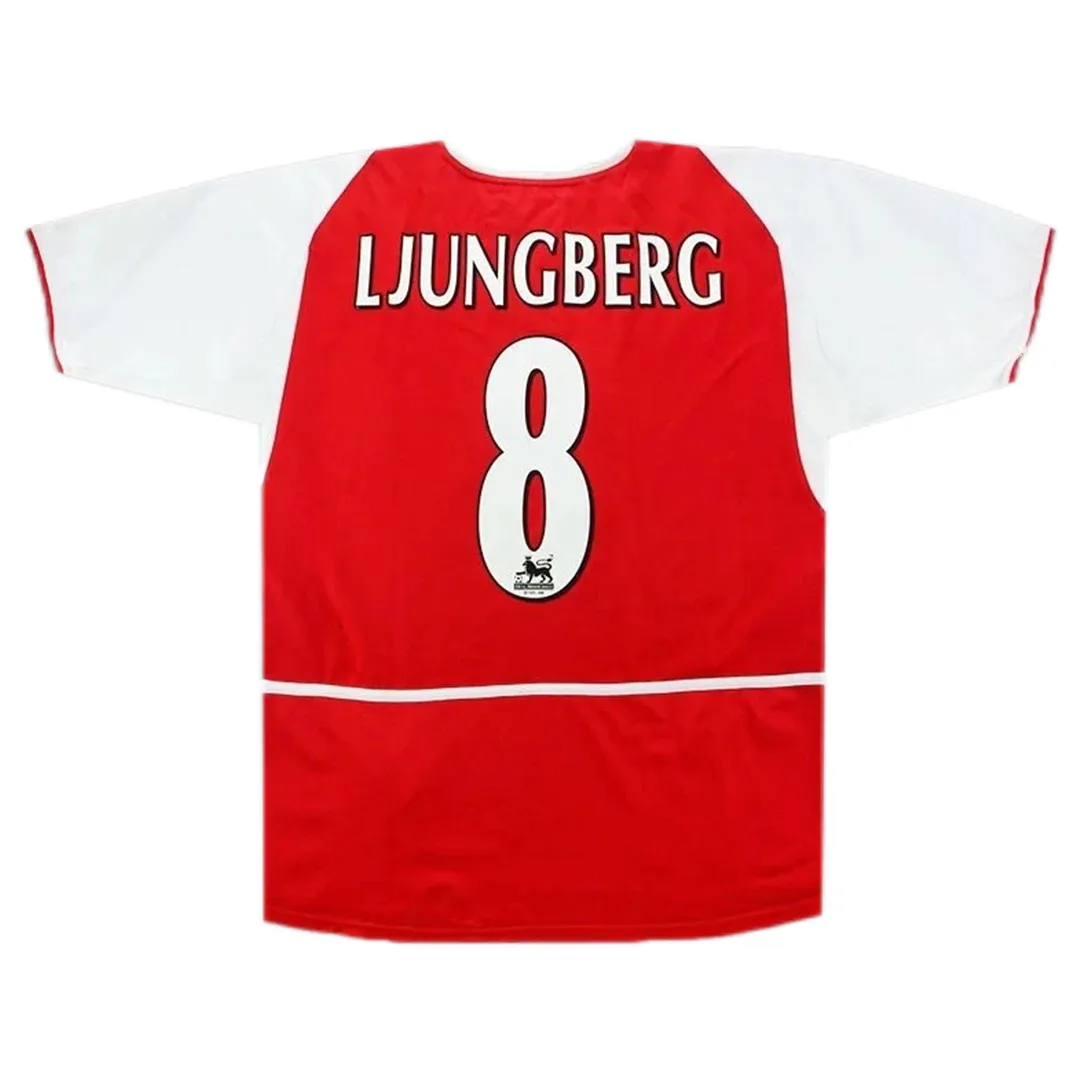 Arsenal 2002-04 Home Shirt – Ljungberg 8 in red, white