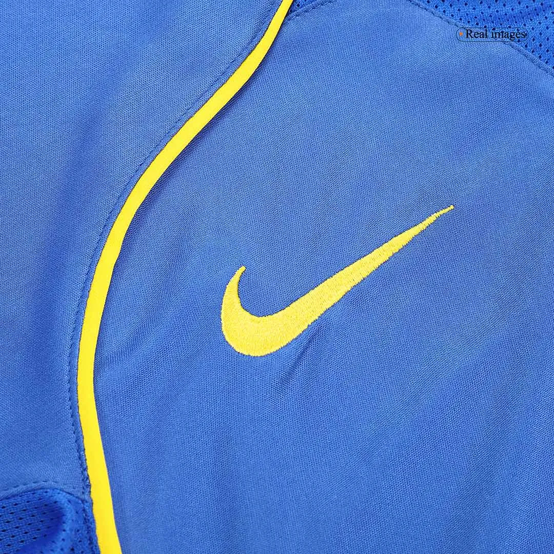 Arsenal 2004-05 Away Shirt in blue, yellow view 5