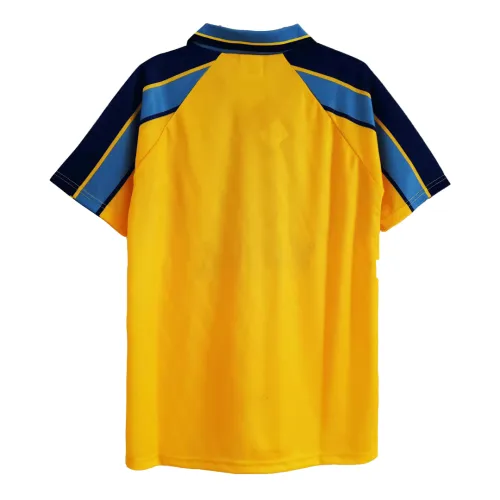 Chelsea 1996-97 Away Shirt in yellow, sky blue view 4