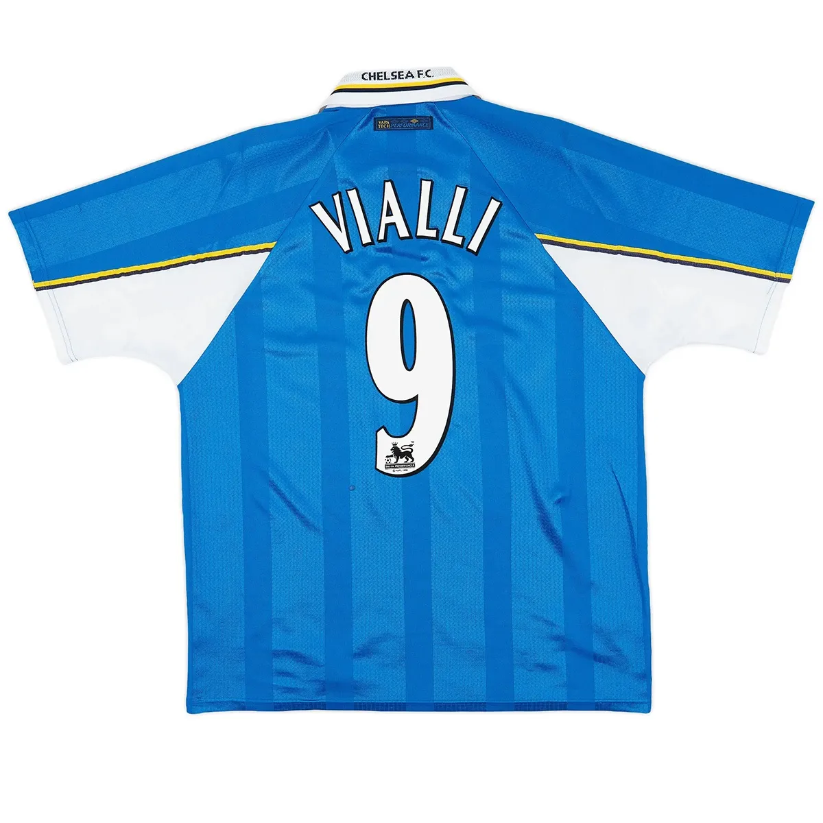 Chelsea 1997-99 Home Shirt – Vialli 9 in blue, white