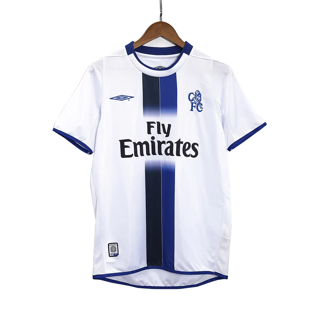 Chelsea 2003-05 Away Shirt in white, blue view 3