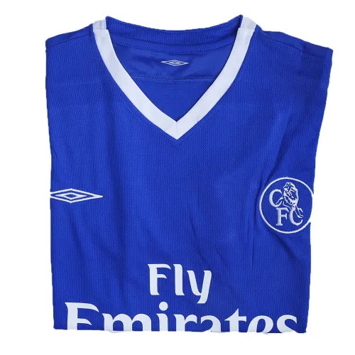 Chelsea 2003-05 Home Shirt in blue, white view 3