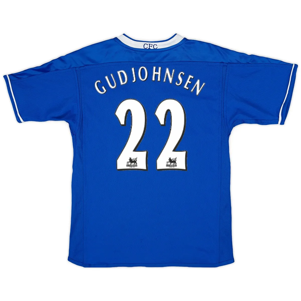 Chelsea 2003-05 Home Shirt – Gudjohnsen 22 in blue, white