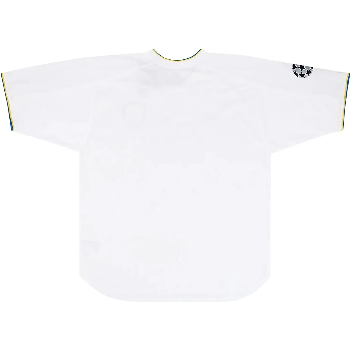 Leeds United 2000-01 Home Shirt in white, navy, yellow view 2