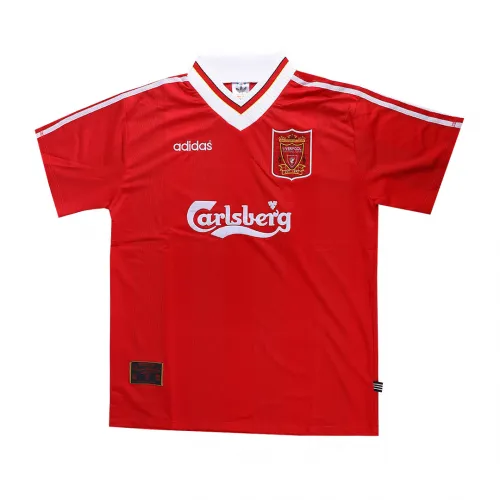 Liverpool 1995-96 Home Shirt – Barnes 10 in red, white view 3