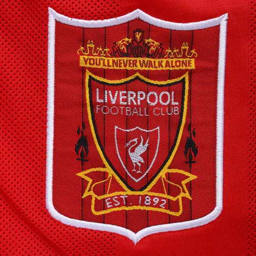 Liverpool 1995-96 Home Shirt – Rush 9 in red, white view 5