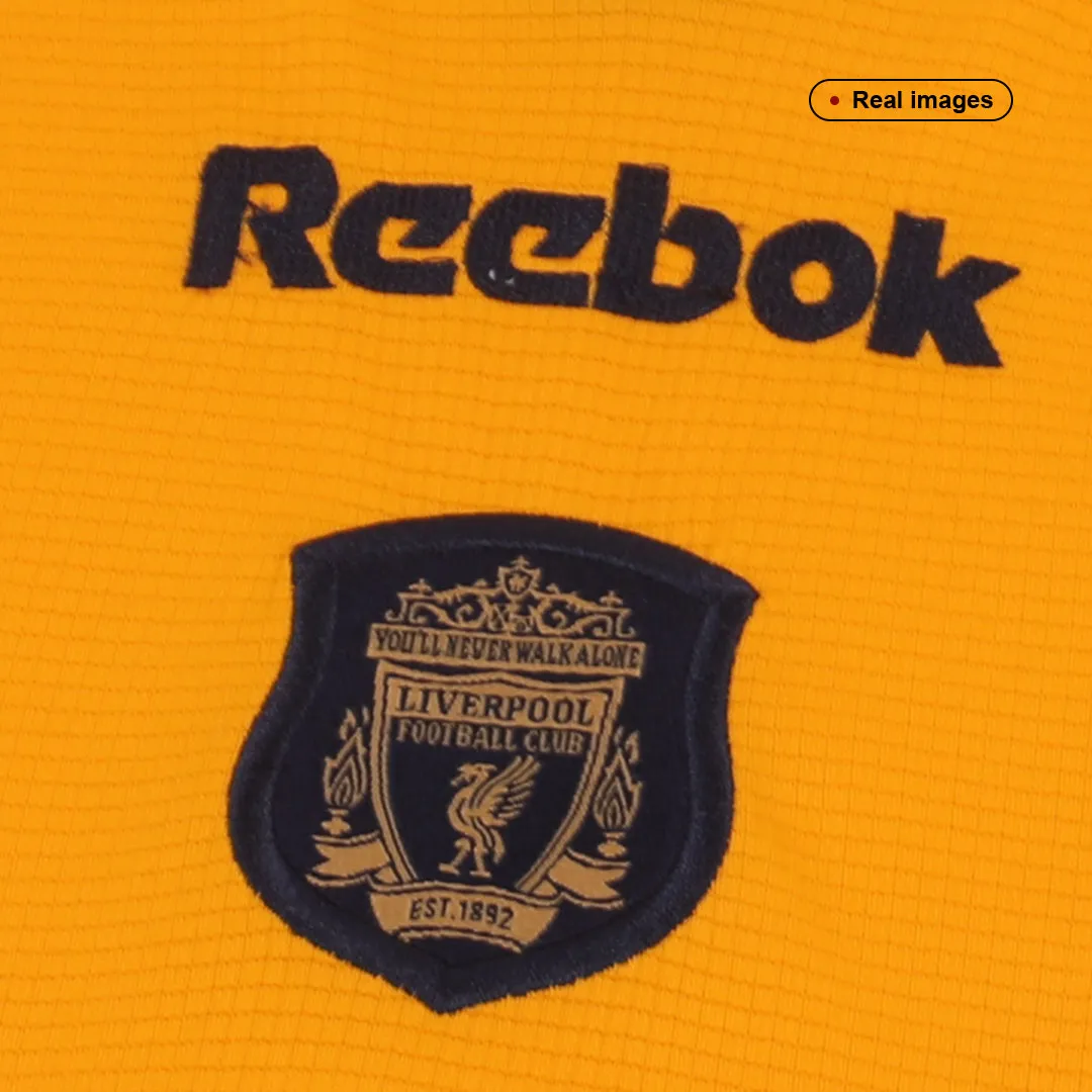 Liverpool 2000-01 FA Cup Final Away Shirt – Fowler 9 in yellow, navy view 4