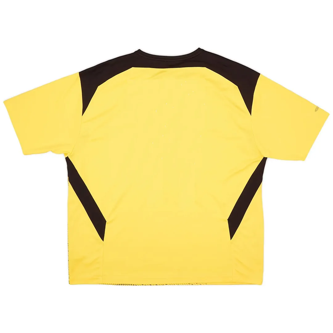 Liverpool 2004-05 Away Shirt in yellow, black view 2