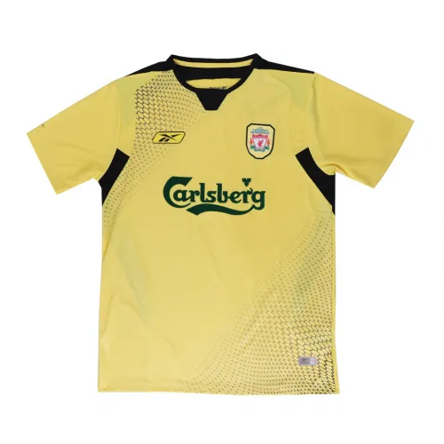 Liverpool 2004-05 Away Shirt – Fowler 11 in yellow, black view 3