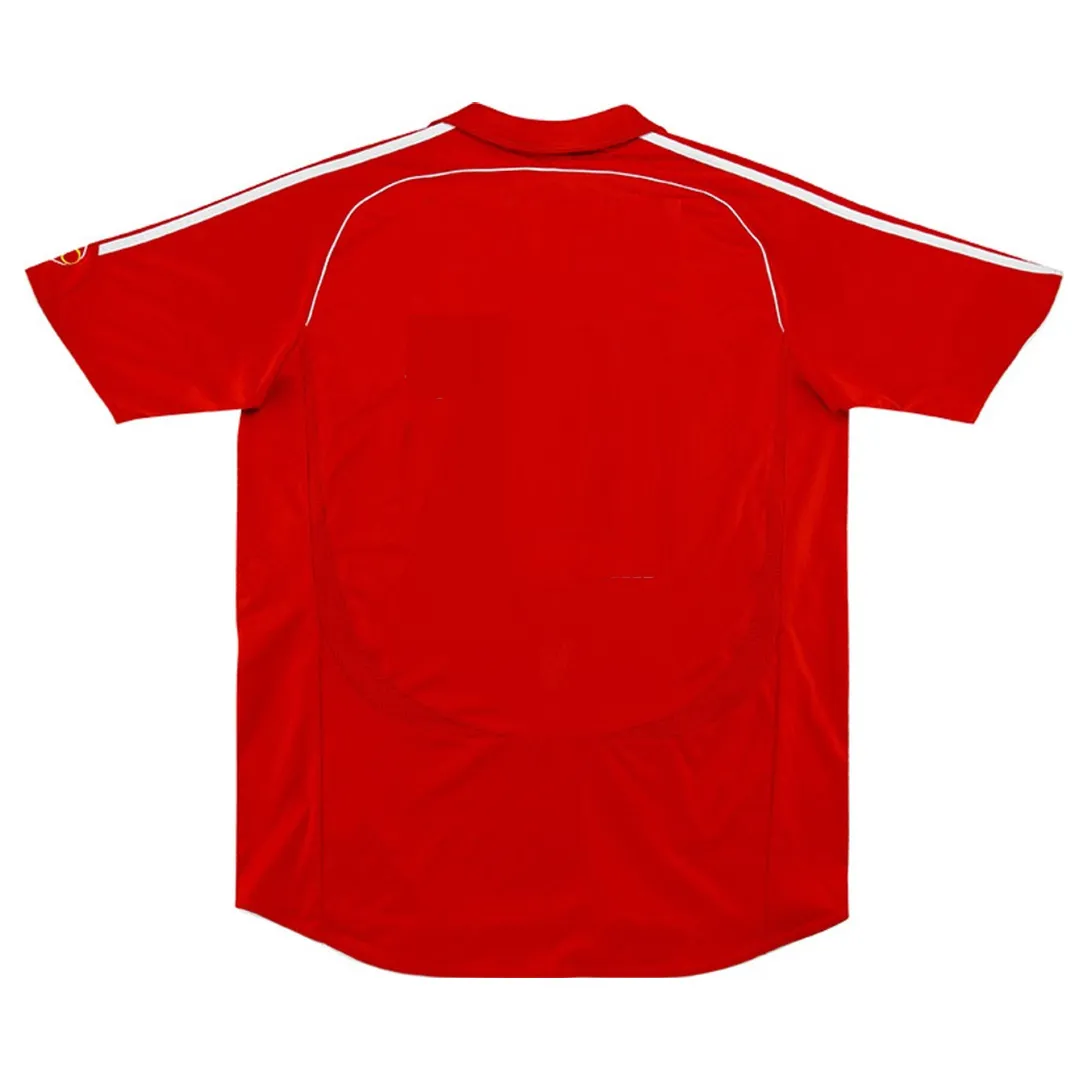 Liverpool 2006-07 Home Shirt in red, white view 2