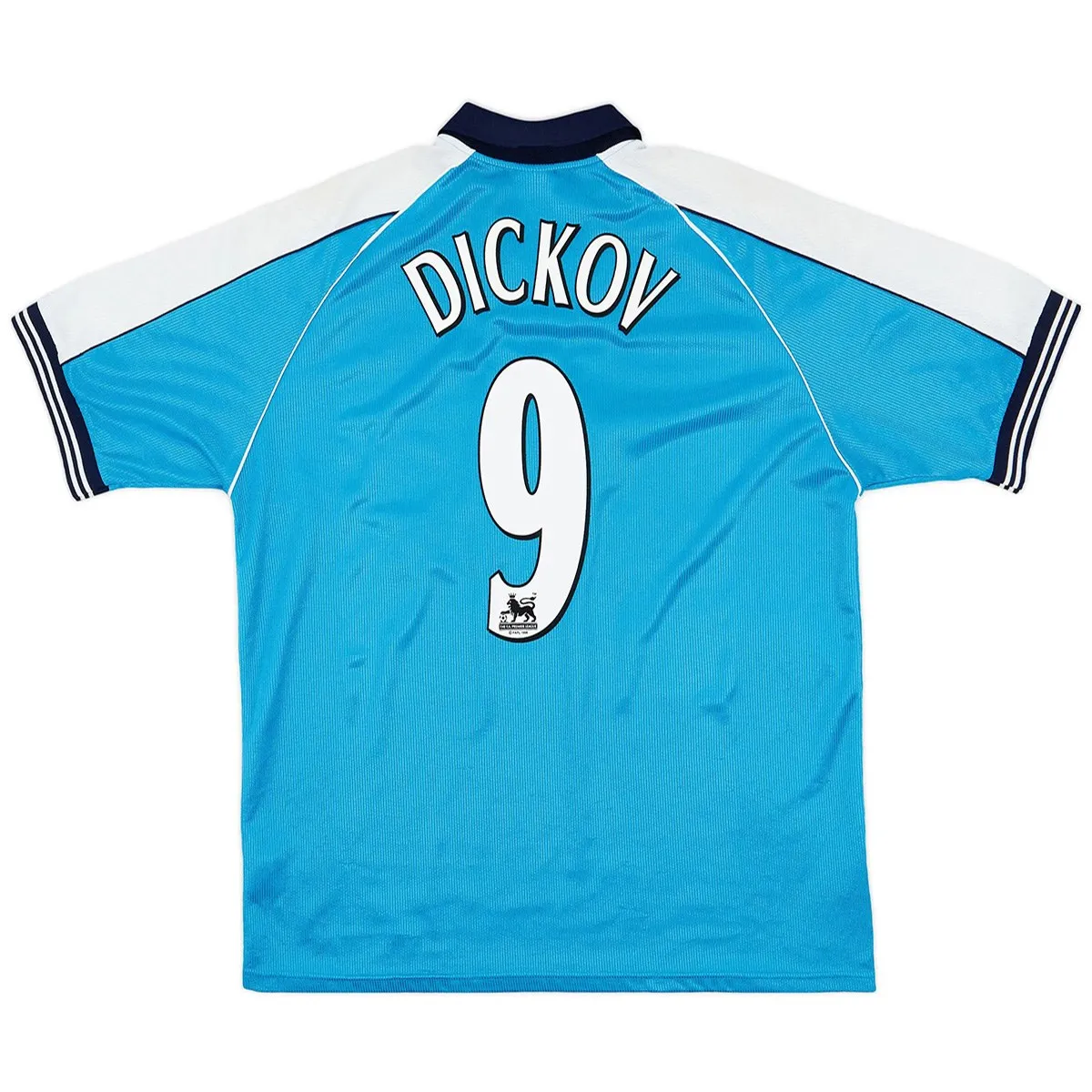 Manchester City 1999-2001 Home Shirt – Dickov 9 in sky blue, white