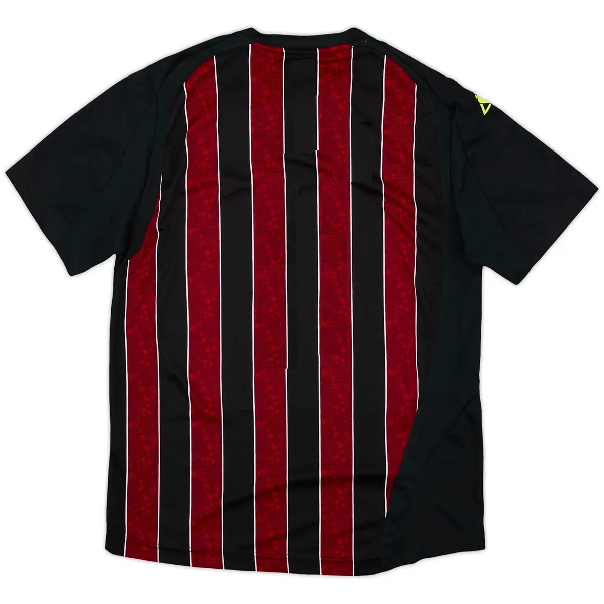 Manchester City 2008-09 Away Shirt in red, black view 2
