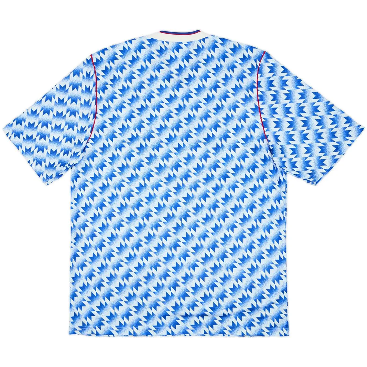 Manchester United 1990-92 Away Shirt in blue, white view 2