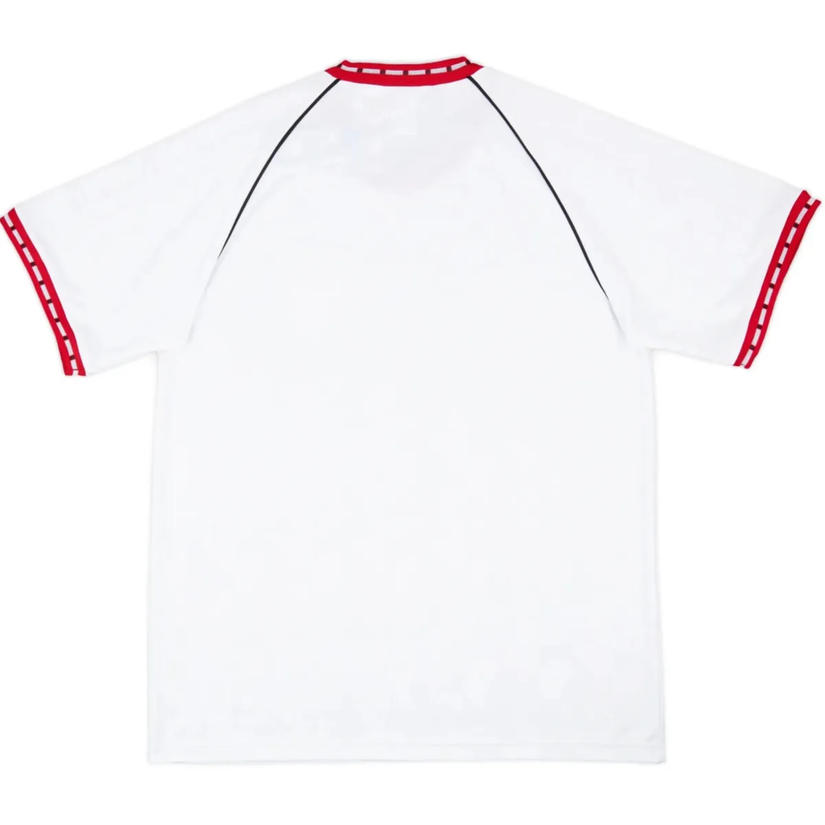 Manchester United 1991 Away Shirt in white, red view 2