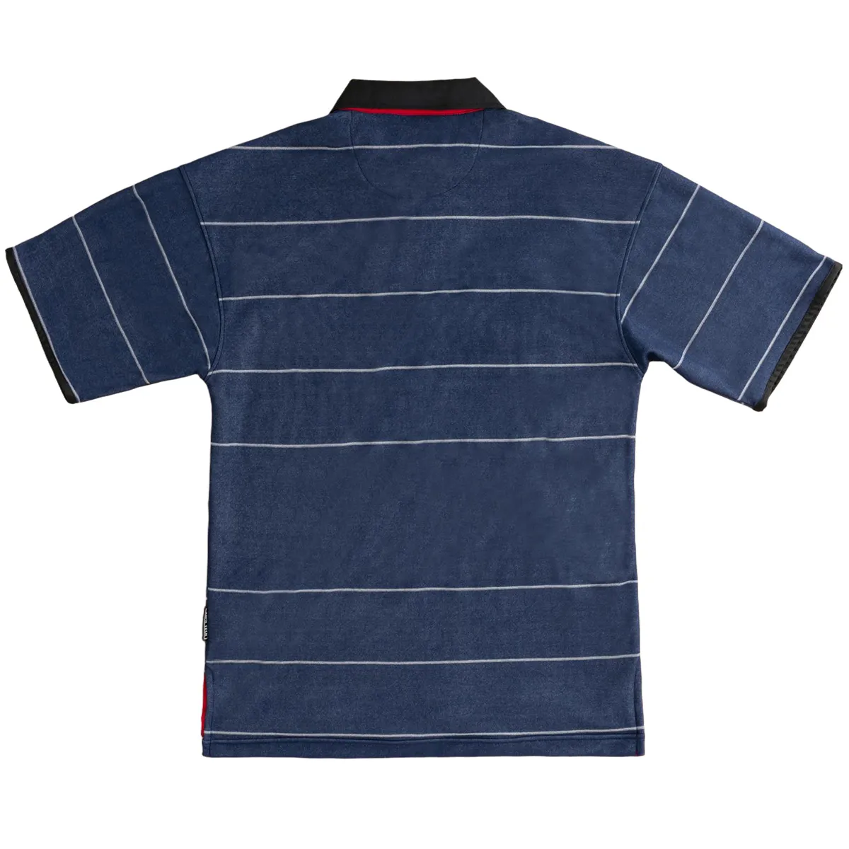 Manchester United 1999-00 Away Shirt in navy, white view 2