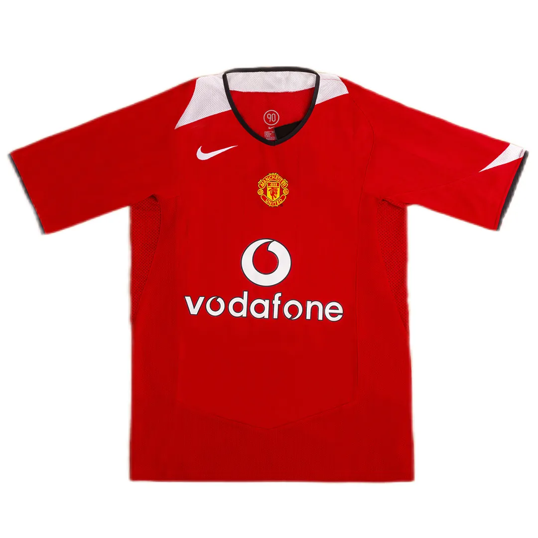 Manchester United 2004-06 Home Shirt – Ronaldo 7 in red, white view 2