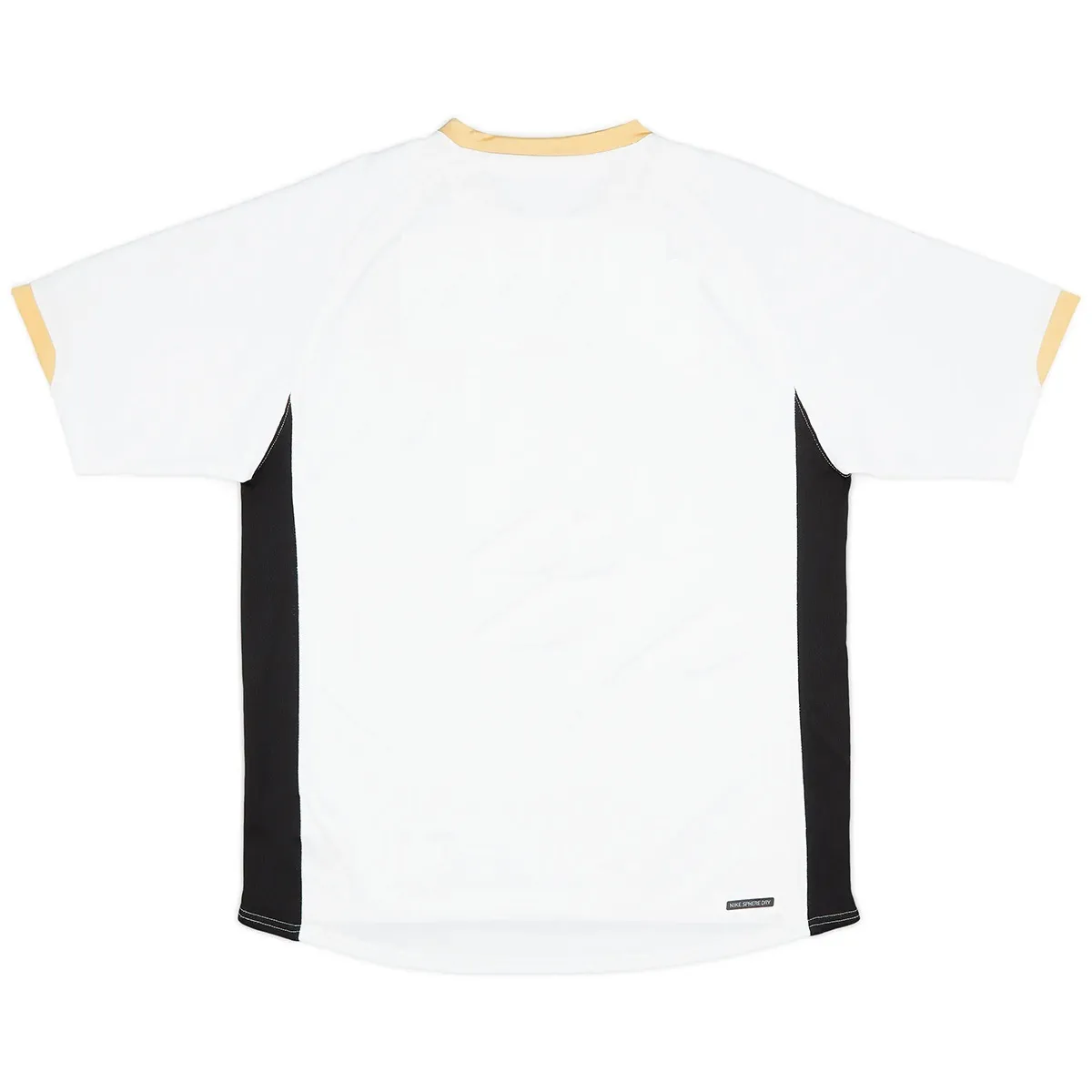 Manchester United 2006-08 Away Shirt in white, black, gold view 2
