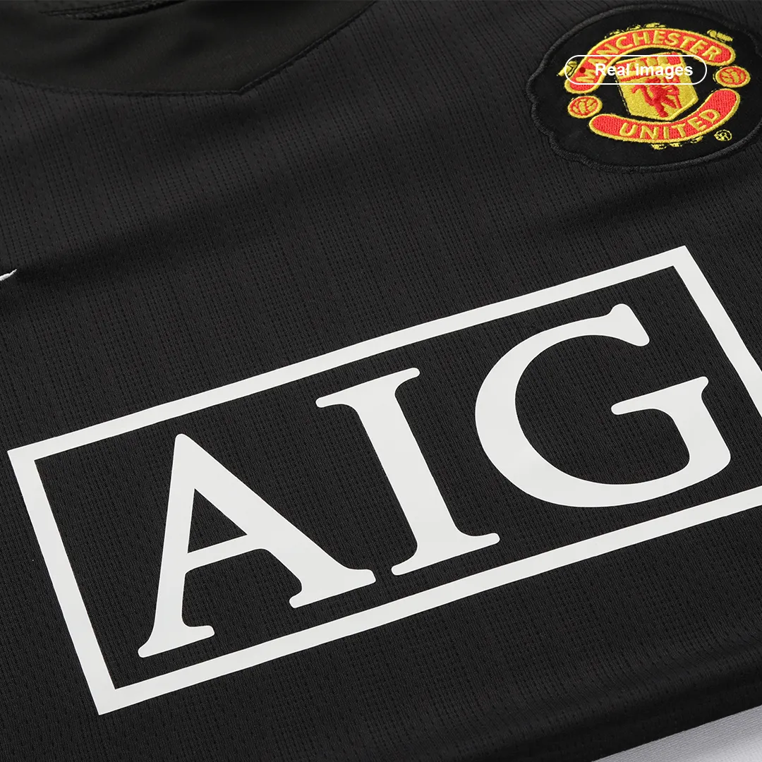 Manchester United 2007-08 Away Shirt – Ronaldo 7 in black, red view 4