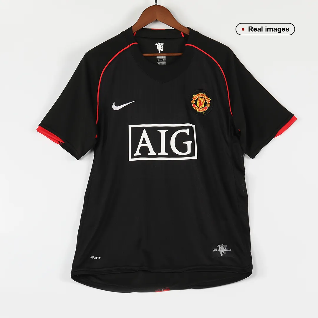 Manchester United 2007-08 Away Shirt – Ronaldo 7 in black, red view 5