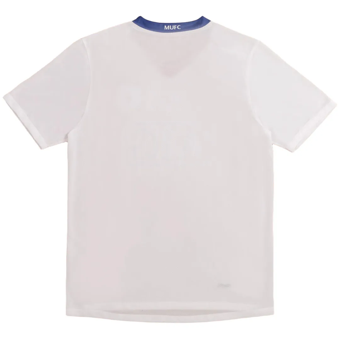 Manchester United 2008-09 Away Shirt in white, blue, red view 2