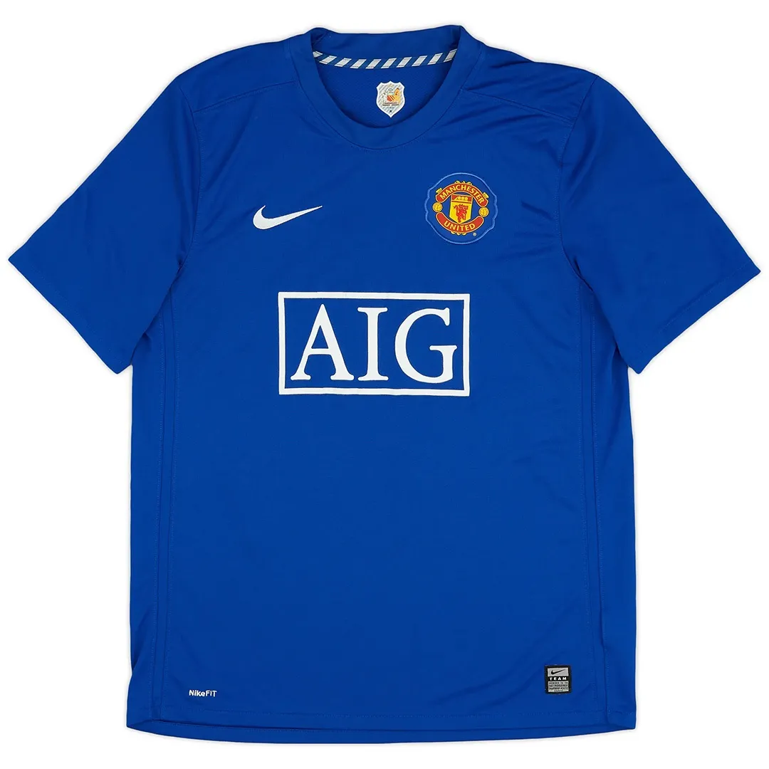 Manchester United 2008-09 Third Shirt – Ronaldo 7 in blue view 2