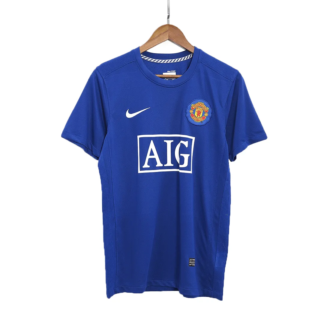 Manchester United 2008-09 Third Shirt – Ronaldo 7 in blue view 4