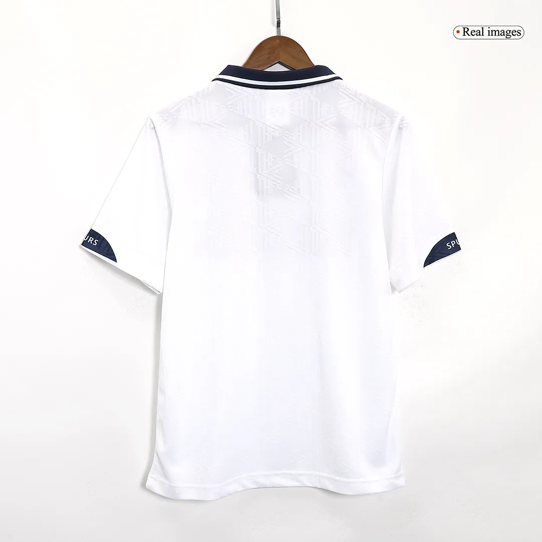 Tottenham Hotspur 1991-93 Home Shirt in white, navy view 4