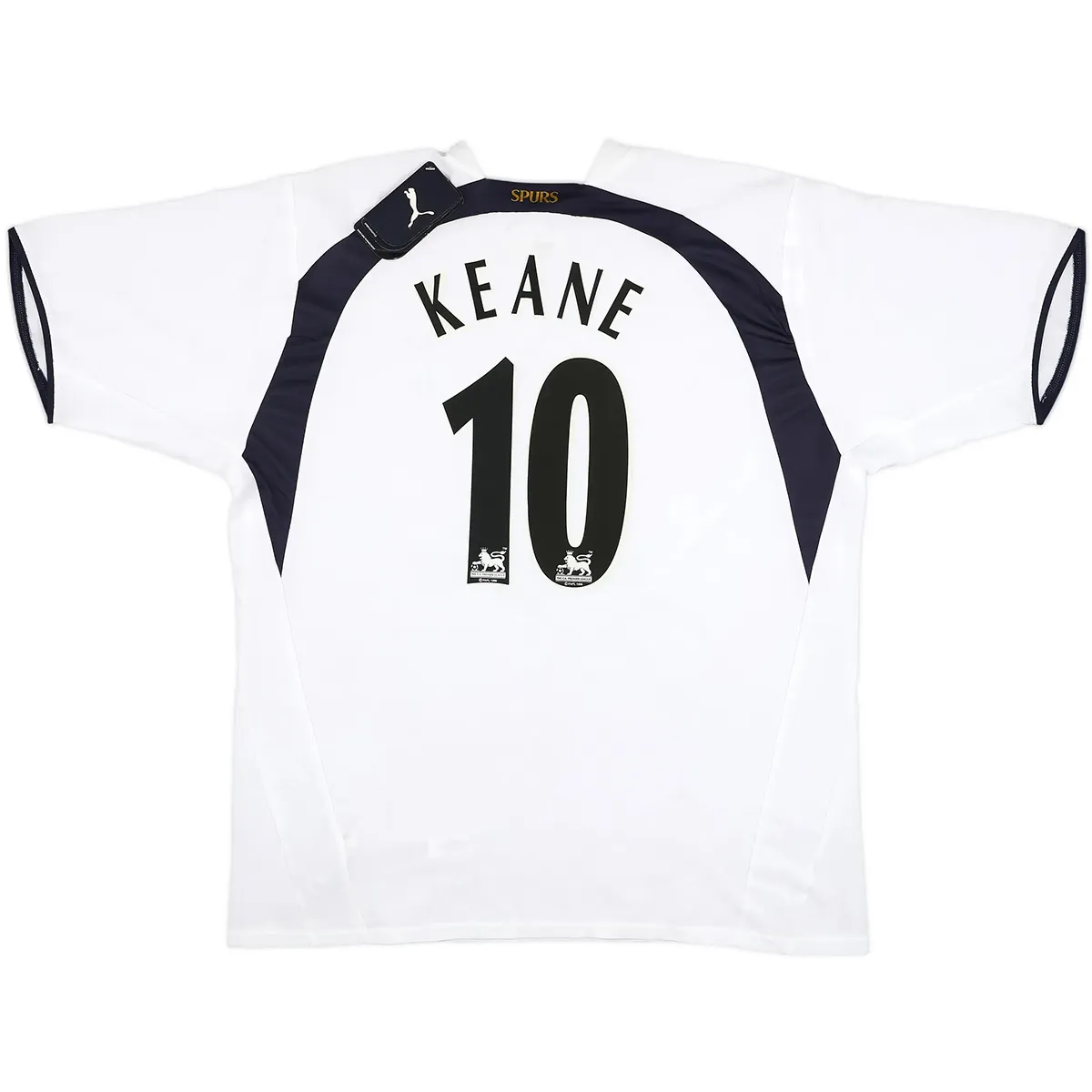 Tottenham Hotspur 2006-07 Home Shirt – Keane 10 in white, navy
